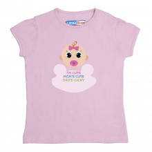 Pink Half sleeve Girls Pyjama - Cute Baby